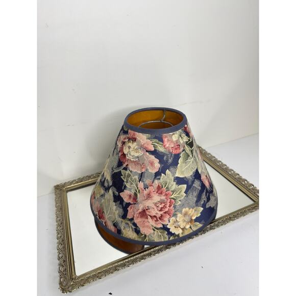 Small Floral Shabby Chic Lampshade- Vintage Country Cottage Floral Design - Picture 2 of 10